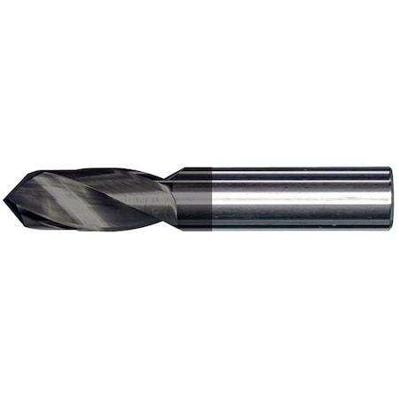Mastercut Tool Corp. #44 .0860x5/8x.0860x2 2FL 118° 4 Facet Point Stub Drill, PowerA 603-032-1
